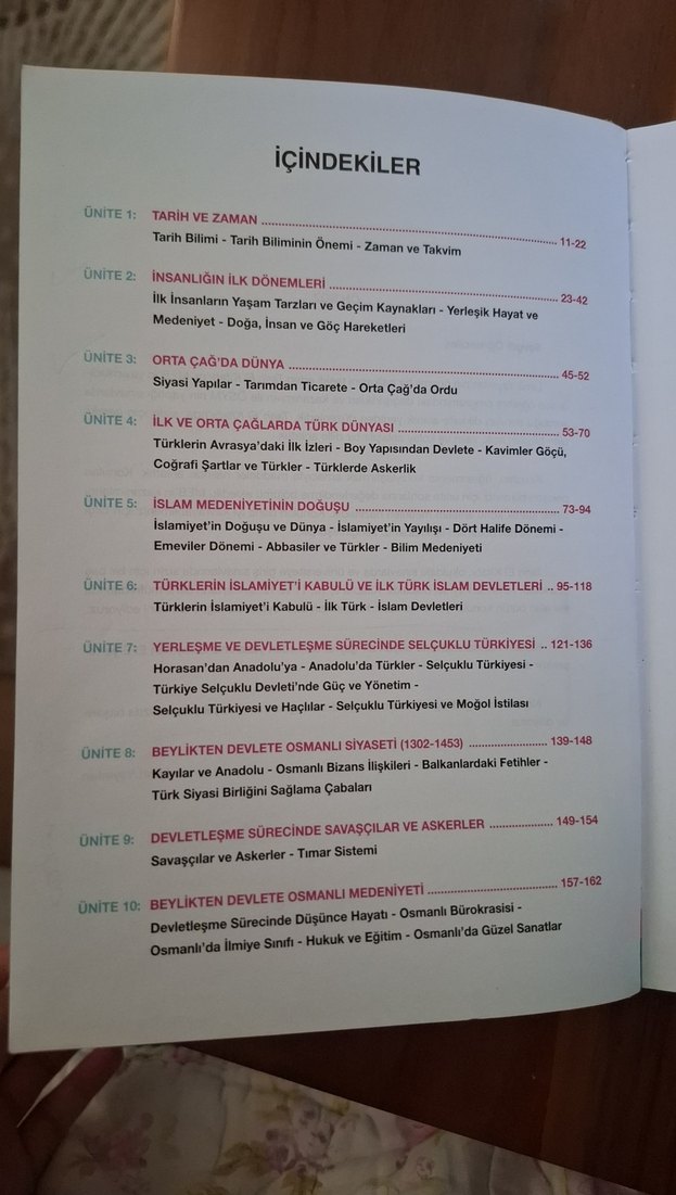 TYT-AYT Tarih El Kitabı - Limit Yayınları - Görsel 2