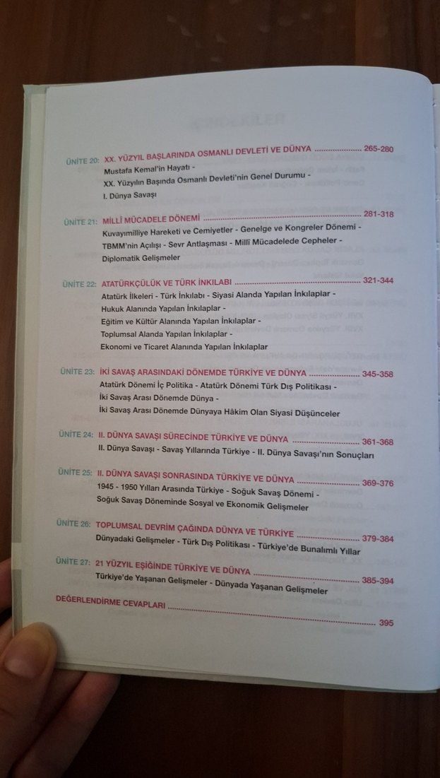 TYT-AYT Tarih El Kitabı - Limit Yayınları - Görsel 4