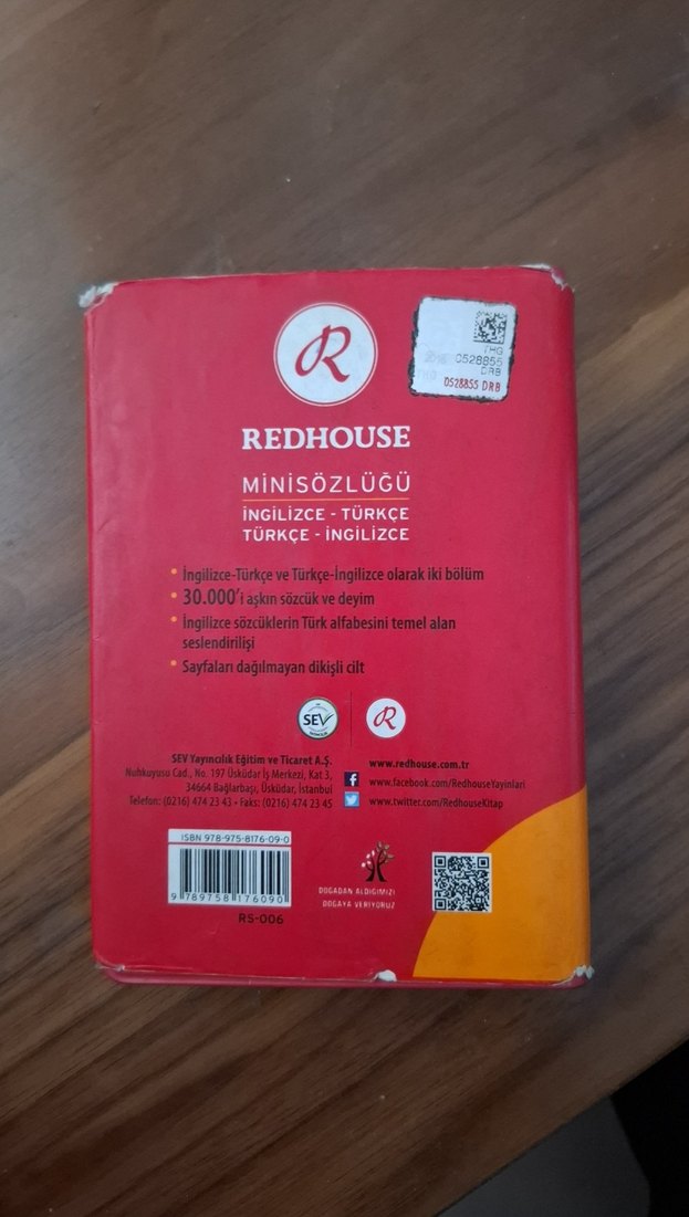 Redhouse Mini Sözlüğü İngilizce-Türkçe - Görsel 2