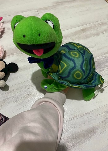 Renkli Yeşil Kaplumbağa Peluş Oyuncak
