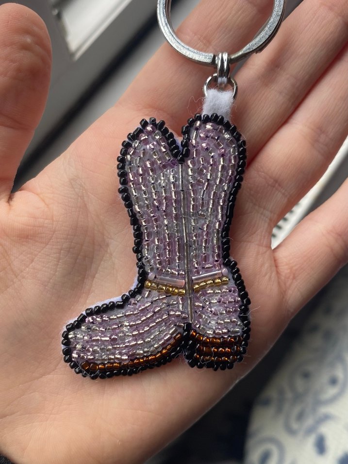 El Yapımı Boncuklu Kovboy Çizmesi - Görsel 2