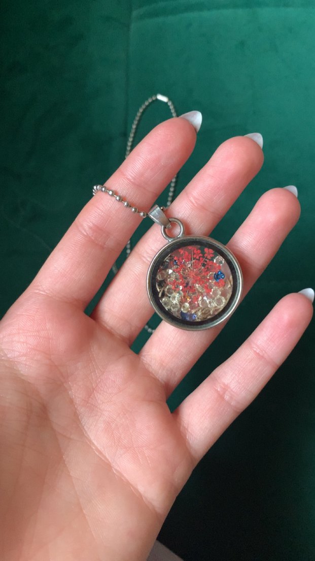 Uzun Çok Renkli Boncuklu Kadın Kolye - Görsel 2