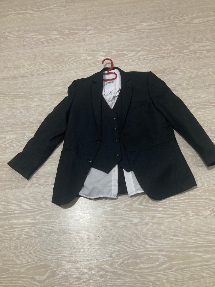 Bordo Mini Tuxedo Ceket Notch Yaka - Görsel 2