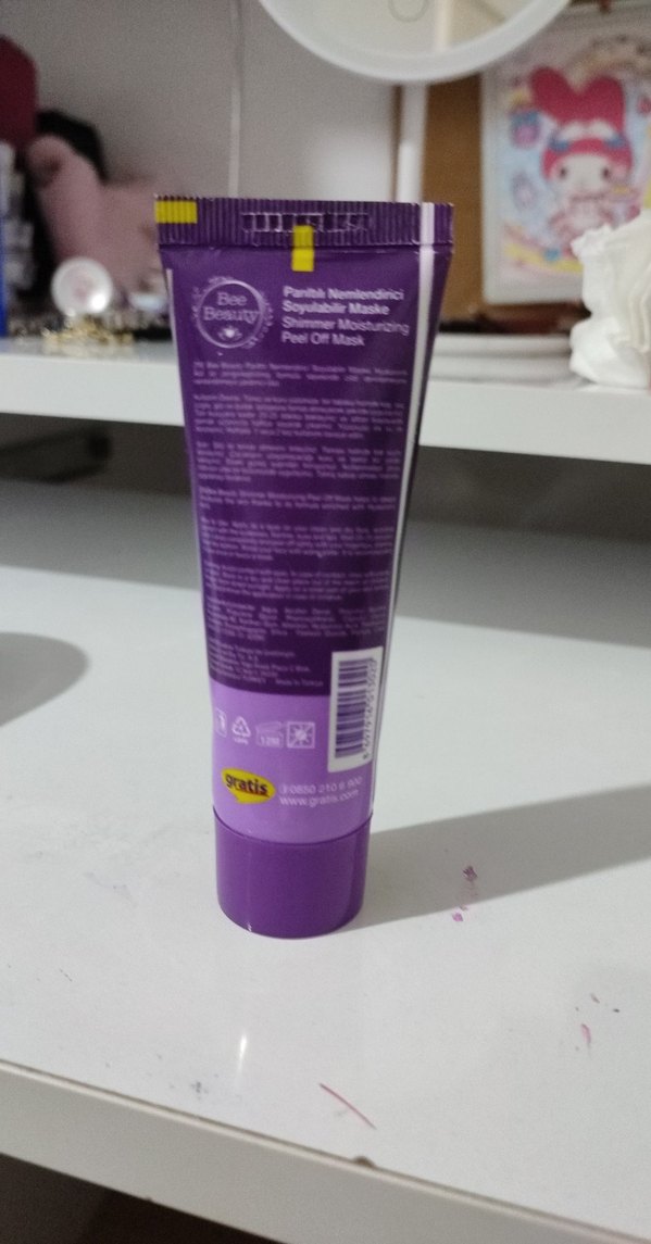 Bee Beauty Mor Parıltılı Soyulabilir Maske 50ml HİÇ KULLANILMADI - Görsel 2