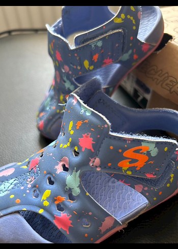 Skechers Skechers Kız Çocuk Renkli Kaydırmaz sandalet