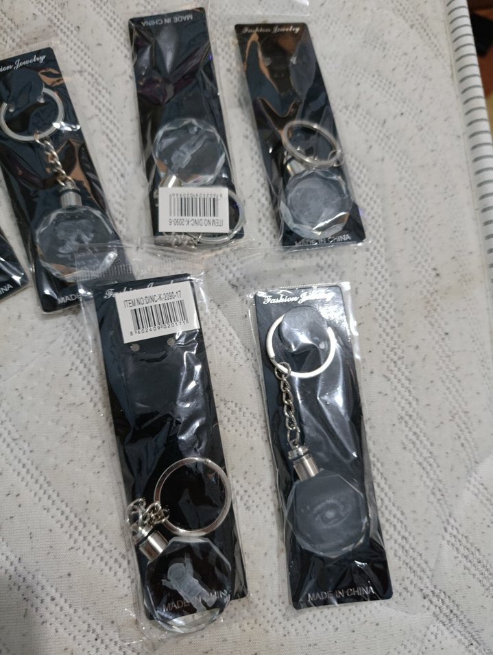 Renkli Işıklı Pullu Anahtarlık - Görsel 4