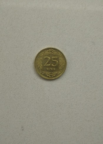 Altın Renkli 25 Kuruş indirim olur 2023 model - Görsel 2