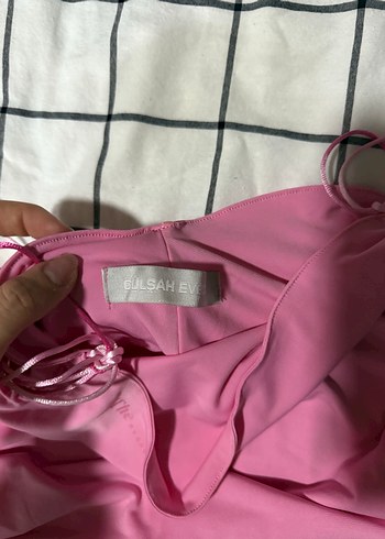Diğer Pembe ayarlanabilir mini etek