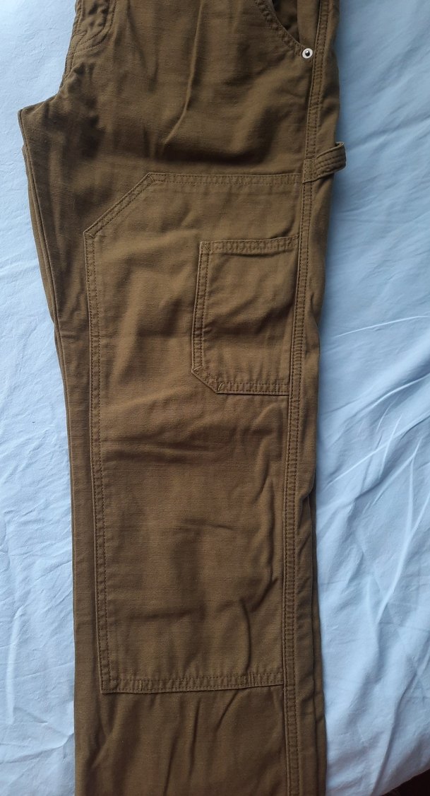 Haki Rahat Kadın Keten Pantolon - Görsel 3