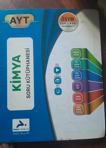 AYT Kimya Soru Kütüphanesi - Paraf Yayınları