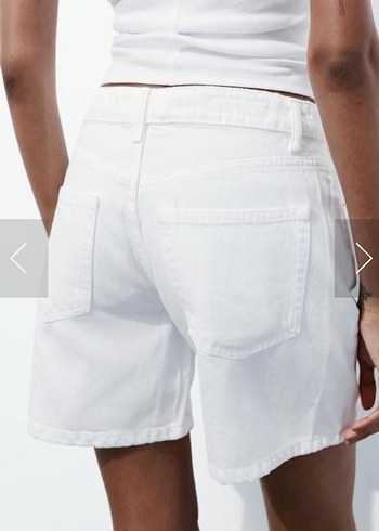 32 Beden Zara kot bermuda şort