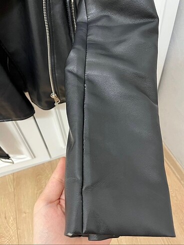 m Beden siyah Renk stradivarius deri ceket