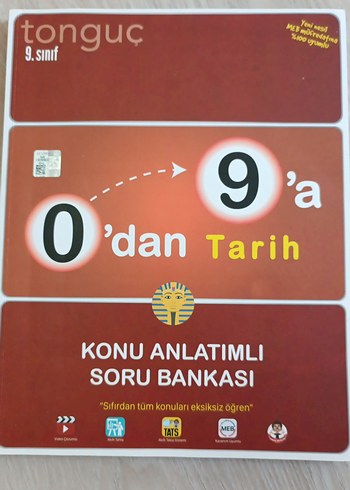 Tonguç 9. Sınıf 0'dan 9'a Tarih Konu Anlatımlı Soru Bankası