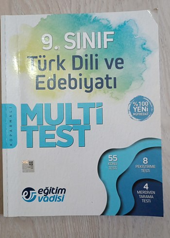 9. Sınıf Türk Dili ve Edebiyatı Multi Test Kitabı