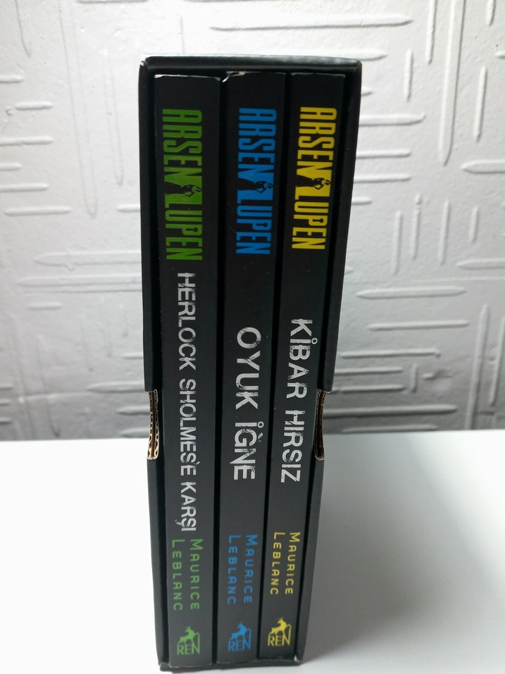 Arsen Lüpen Roman Kutusu - 3 Kitap - Görsel 2