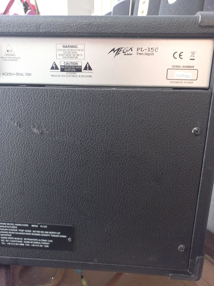 Mega PL15C 6" 15W Gitar Amfisi - Görsel 5