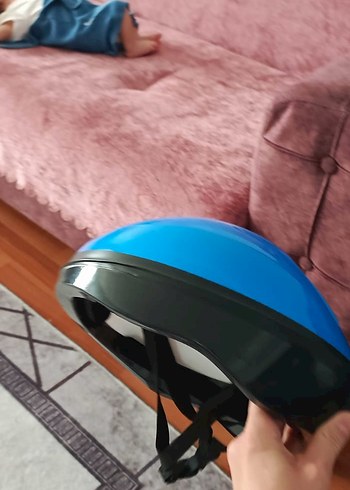 Mavi Minimalist Kask - Görsel 3