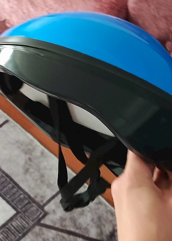 Mavi Minimalist Kask - Görsel 2