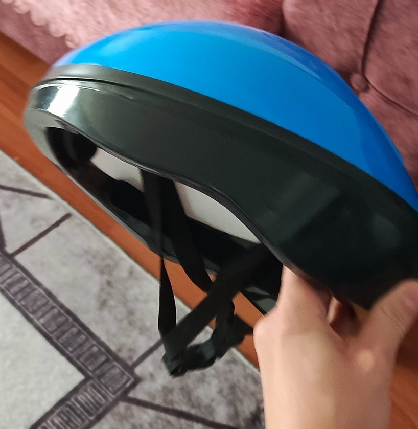 Mavi Minimalist Kask - Görsel 2