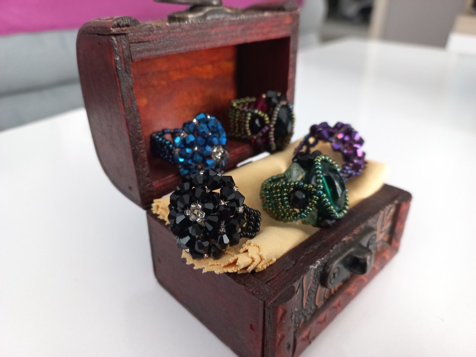 Bohem Tarzı Kadın Yüzük Seti - Görsel 3