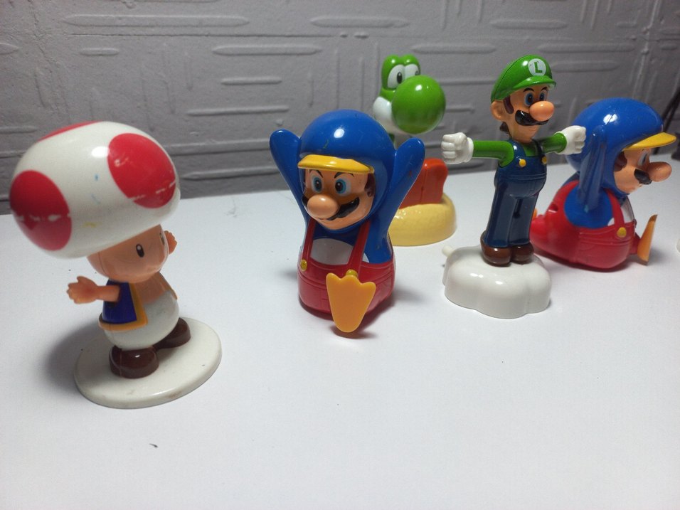 Renkli Süper Mario ve Luigi Nintendo Figürleri - Görsel 2