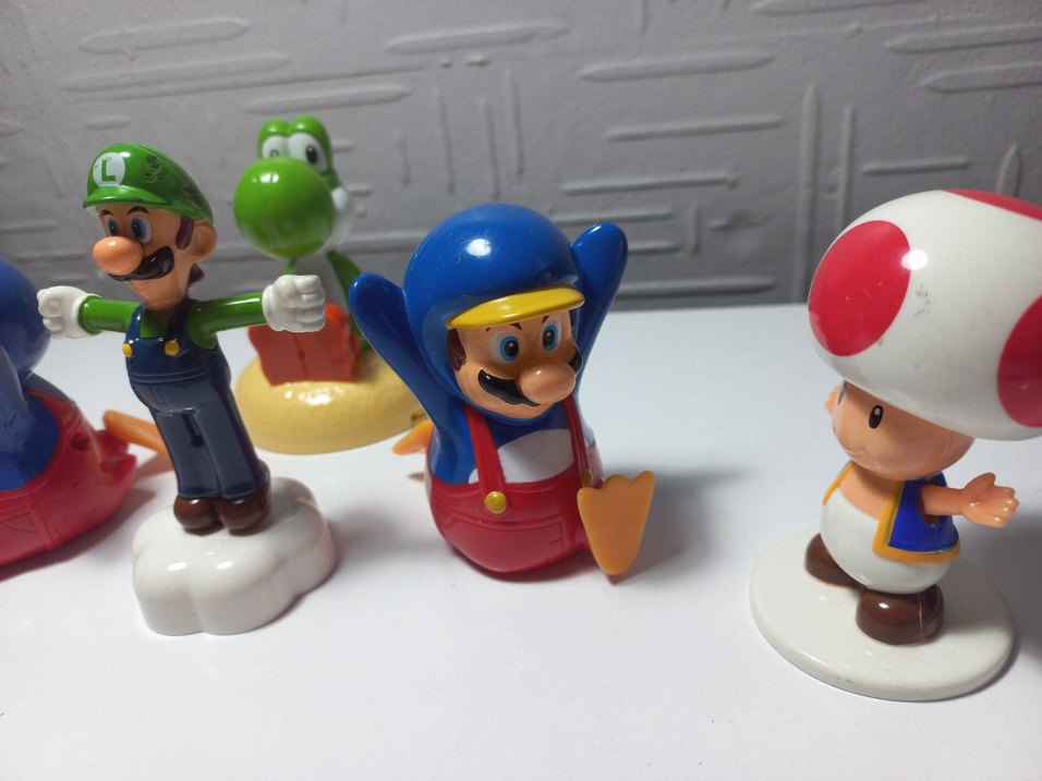 Renkli Süper Mario ve Luigi Nintendo Figürleri - Görsel 3