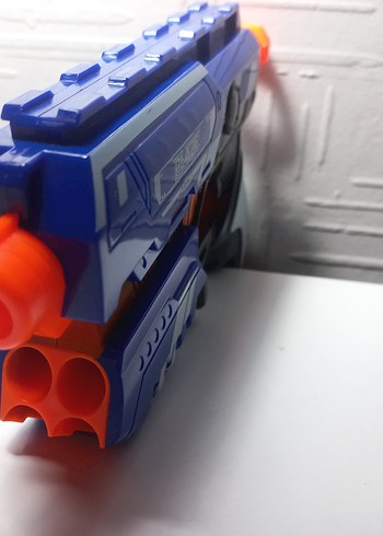 Mavi Renkli Blaze Storm marka sünger mermili Oyuncak Tabanca - Görsel 8