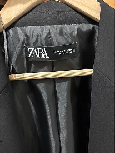 m Beden siyah Renk Zara siyah blazer