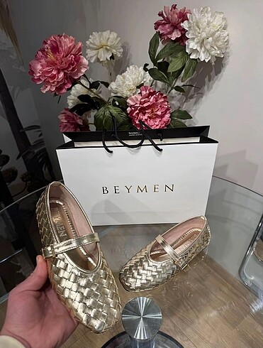 Beymen örgü model altın sarısı babet