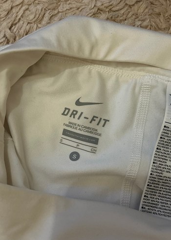 Nike Beyaz Nike Pilili Tenis Şortu Spor Etek