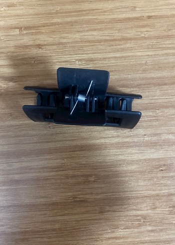 Siyah Minimalist Tokalı Saç Tokası - Görsel 2