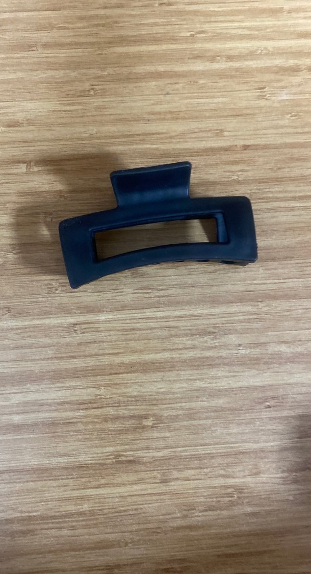 Siyah Minimalist Tokalı Saç Tokası - Görsel 3