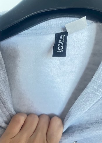 H&M H&M Gri Baskılı Kadın Sweatshirt