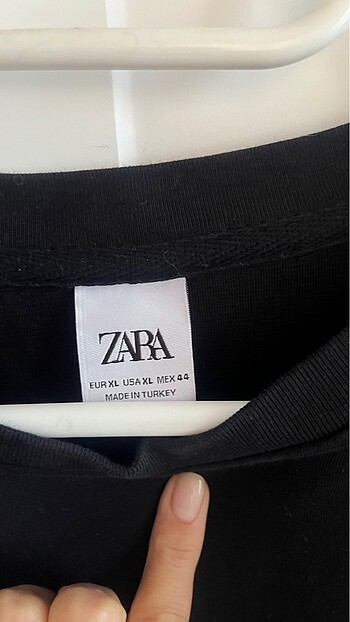 xl Beden siyah Renk Zara sweatshirt