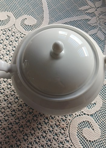 Beyaz Kapaklı Seramik Çorba Kasesi - Görsel 3