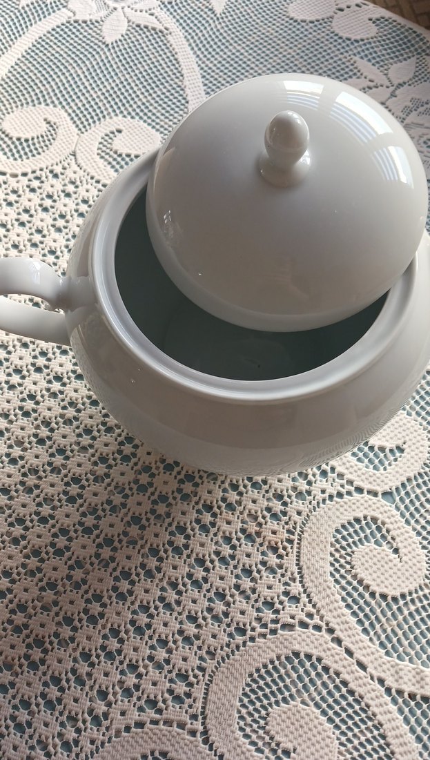 Beyaz Kapaklı Seramik Çorba Kasesi - Görsel 4