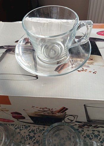 Paşabahçe 12 Parça Cam Kahve Fincanı Seti - Görsel 4