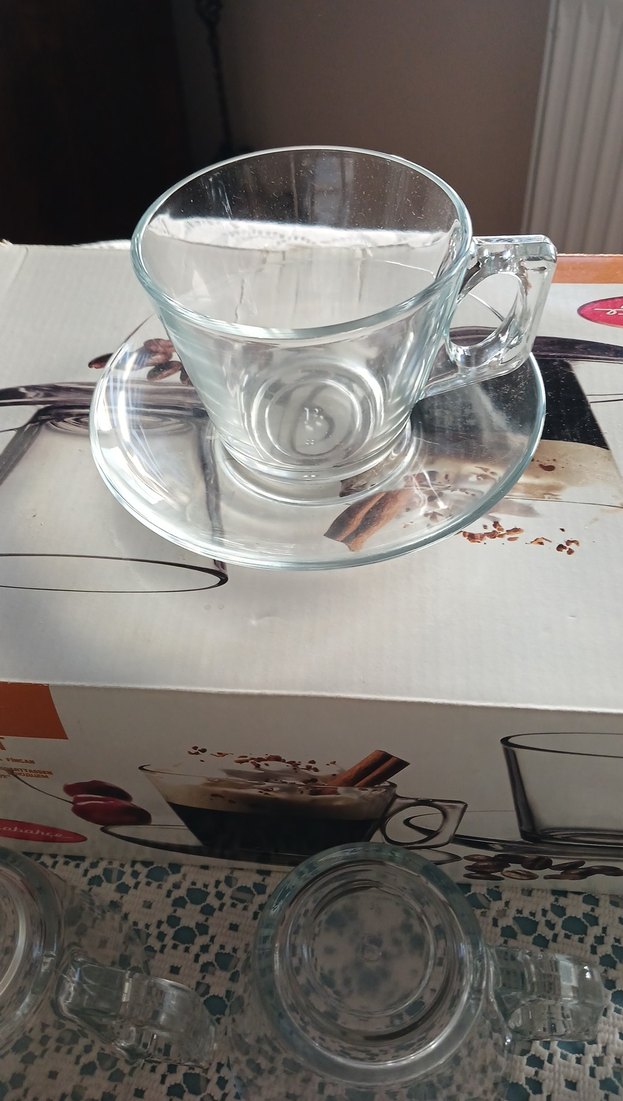 Paşabahçe 12 Parça Cam Kahve Fincanı Seti - Görsel 4