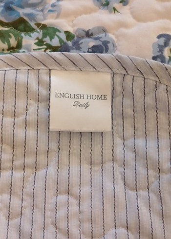 Mavi Çiçek Desenli Pastel Yatak Örtüsü - Görsel 4