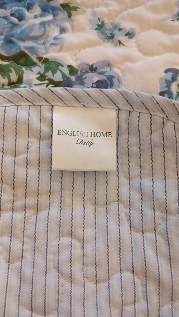 Mavi Çiçek Desenli Pastel Yatak Örtüsü - Görsel 4