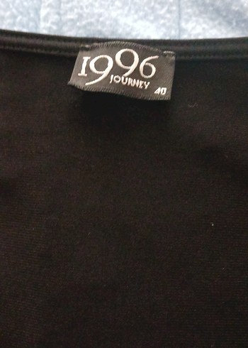 Siyah  V Yaka Uzun Kollu bayan Bluzu - Görsel 3