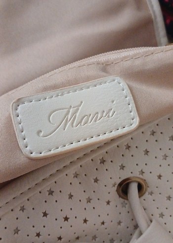 Beyaz  Bohem Sırt Çantası Püsküllü - Görsel 4