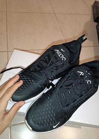 38 Beden siyah Renk Nike Air Max 270 Siyah Kadın Spor Ayakkabı