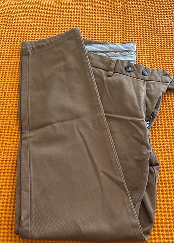 Düğmeli Kahverengi Beymen Club Erkek Pantolon