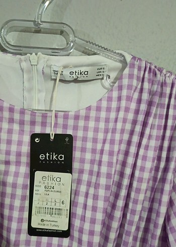 Mor Midi Pilili Günlük Elbise - Görsel 2