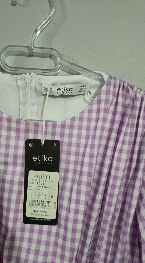 Mor Midi Pilili Günlük Elbise - Görsel 2