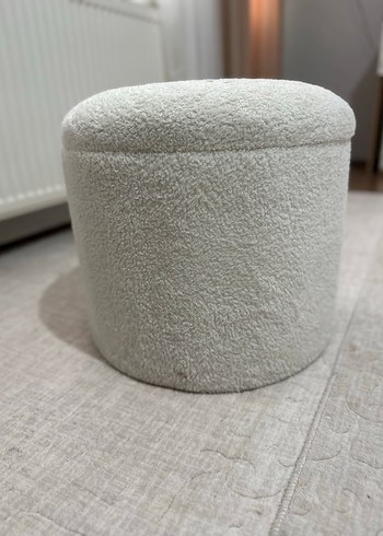 X Large Beyaz Tedy Kumaş
Sandıklı Silindi Dekoratif Pufidik Puf - Görsel 2