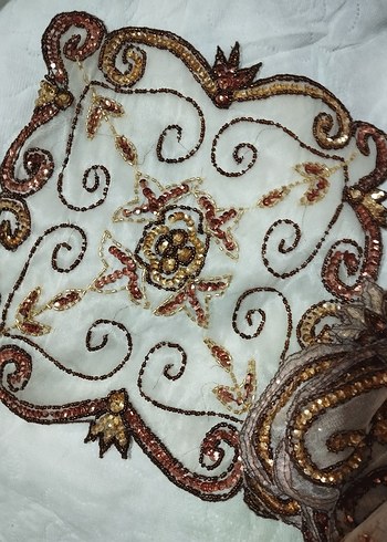 Boncuk İşlemeli Çok Renkli Oda Takımı