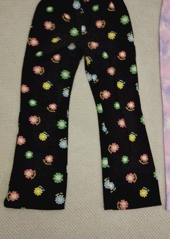 Kızlar İçin Rahat Lastikli Tie-Dye Tayt - Görsel 2