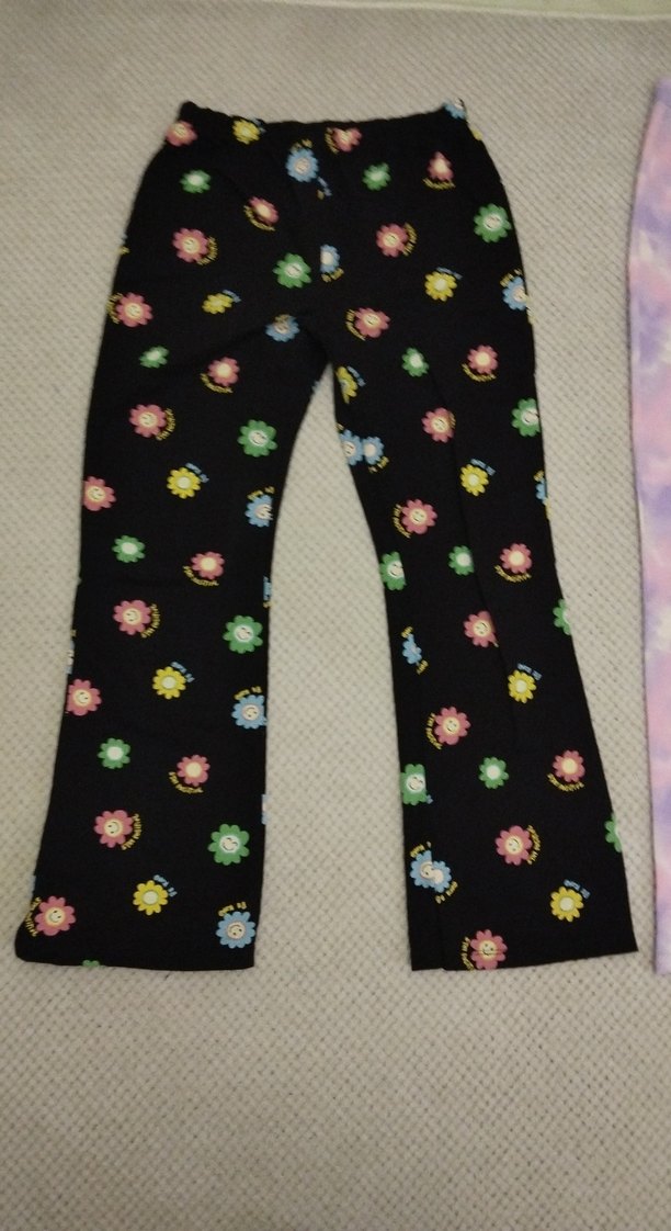 Kızlar İçin Rahat Lastikli Tie-Dye Tayt - Görsel 2